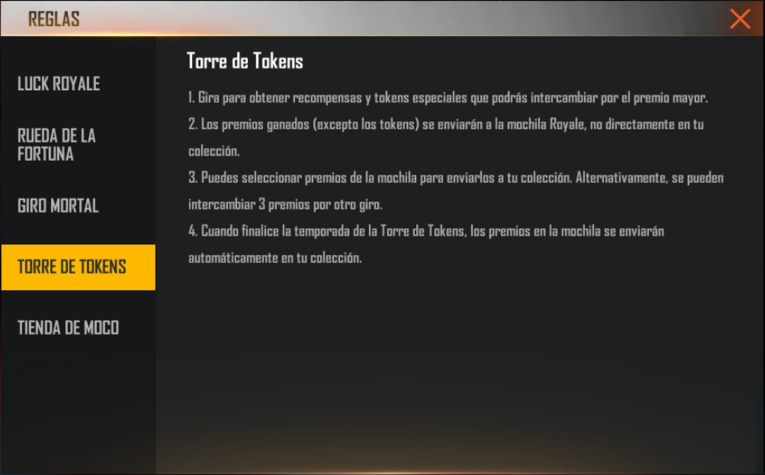 Mundial de Free Fire: Torre de Tokens inclui pacote temático